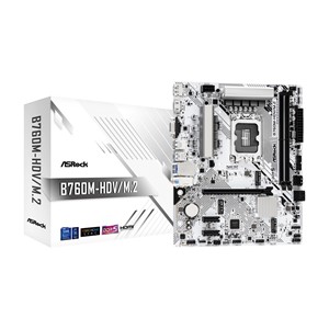 Asrock B760M-HDV /M.2 motherboard Intel B760 LGA 1700 micro ATX
