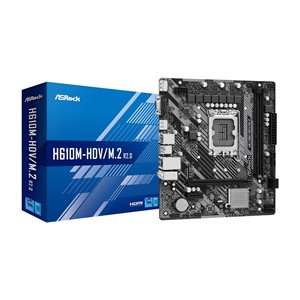 Asrock H610M-HDV /M.2 R2.0 Intel H610 LGA 1700 micro ATX