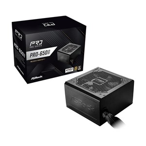 ASRock PRO-650G 650W 80 PLUS Gold power supply