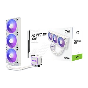 ASRock Pro White 360 ARGB Cooling