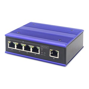 ASSMANN Electronic DN-650105 network switch Fast Ethernet (10 /100) Black, Blue