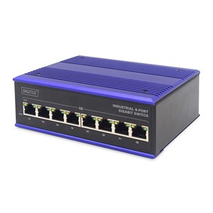 ASSMANN Electronic DN-651119 network switch Gigabit Ethernet (10 /100 /1000) Black, Blue