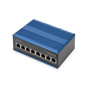 ASSMANN Electronic DN-651121 network switch Gigabit Ethernet (10 /100 /1000) Power over Ethernet (PoE) Black, Blue