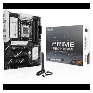 ASUS PRIME B850-PLUS WIFI, DDR5, SATA3, USB4, DP, 2.5GbE, WiFi 6E, AM5 ATX