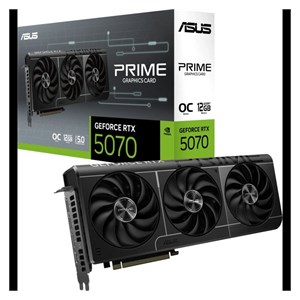 ASUS Prime GeForce RTX 5070 graphics card, 12GB GDDR7, PCI-E 5.0 PRIME-RTX5070-O12G