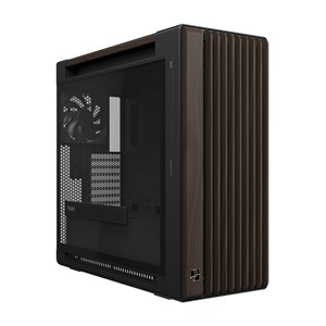 ASUS ProArt PA602 Wood Edition Modern Black - Tempered Glass Panel Midi Tower Black, Wood