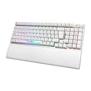 ASUS ROG Strix Scope II 96 RX Wireless keyboard Gaming USB + RF Wireless + Bluetooth White
