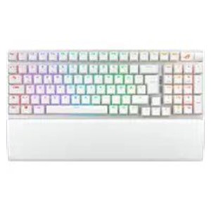 ASUS ROG Strix Scope II 96 Wireless keyboard Gaming USB + RF Wireless + Bluetooth QWERTZ German White