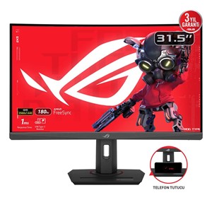 ASUS ROG Strix XG32WCS computer monitor 80 cm (31.5) 2560 x 1440 pixels Quad HD LED Black