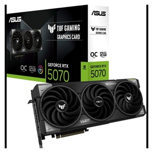 ASUS TUF Gaming GeForce RTX 5070 graphics card, 12GB GDDR7, PCI-E 5.0 TUF-RTX5070-O12G-GAMING