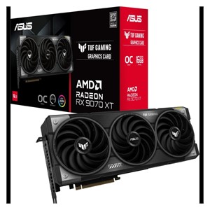 ASUS TUF Gaming Radeon RX 9070 XT OC graphics card, 16GB GDDR6, PCI-E 5.0 TUF-RX9070XT-O16G-GAMING