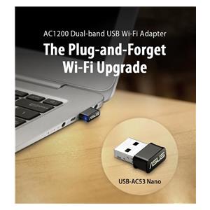 ASUS USB-AC53 Nano WLAN 867 Mbit/s 9