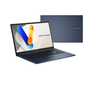ASUS Vivobook 15 X1504VA-BQ4281W Core 3 100U 15.6 FHD IPS-level display 250 nits 60 Hz AG 16 GB DDR5 512 GB SSD Intel Graphics WLAN + Bluetooth 720p webcam 42 Wh battery Windows 11 Quiet Blue