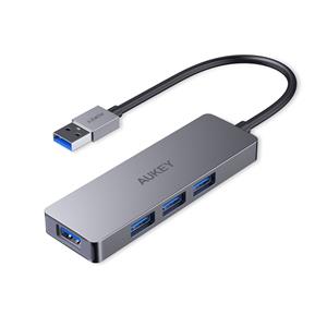 AUKEY CB-H36 Aluminium HUB USB-A | Ultra Slim | 4in1 | 4xUSB 3.0 | 5Gbps