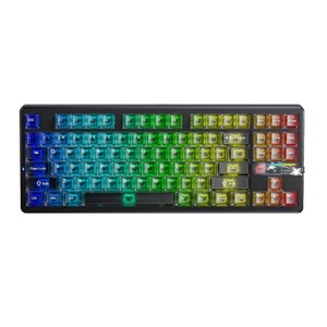 AULA Gasket F87 Pro V2 Black Mist Transparent Leobog X3 RGB Keyboard