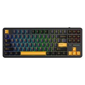 AULA Gasket F87 Thunder Black GrayWood RGB Keyboard