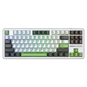 AULA Gasket F87 Thunder Black GrayWoodV3 RGB Keyboard
