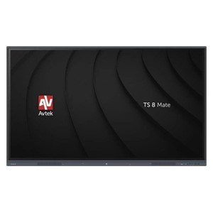 Avtek International TS 8 Mate 65 Interactive flat panel 165.1 cm (65) LCD Wi-Fi 350 cd /m² 4K Ultra HD Black Touchscreen Built-in processor Android 13 24 /7