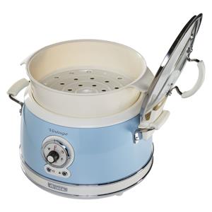 Ariete Vintage Food Steamer, blue 2
