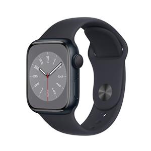 Apple Watch Series 8, 41 mm Midnight  Aluminium Case,  Midnight Sport Band
