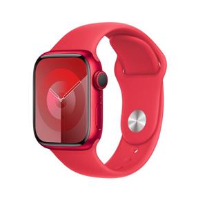 Apple Watch Series 9 41mm Red Aluminium Case with Red Sport Band S/M