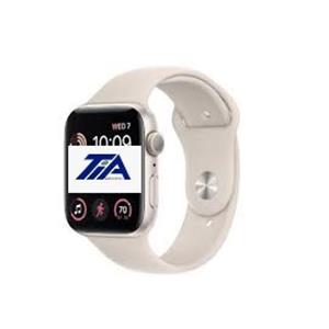 Apple Watch Series 9, 45 mm Starlight Aluminium Case, Starlight Sport Band S/M