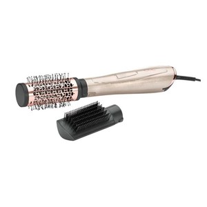 BaByliss AS914PE hair styling tool Straightening brush Warm Black, Rose gold 1000 W 2.5 m