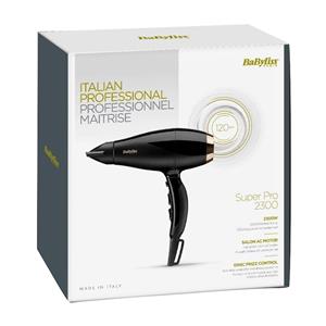 BaByliss Super Pro 2300 2300 W Black, Gold 3