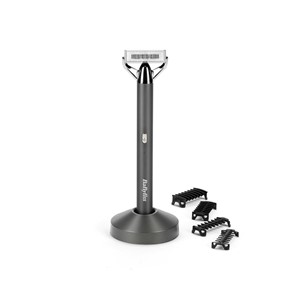 BaByliss Super-X Metal OT996E beard trimmer Battery 5 5 mm Wet & Dry Silver