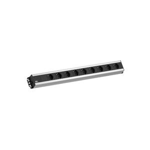 Bachmann 300.001 power extension 2 m 9 AC outlet(s) Indoor Black, Grey