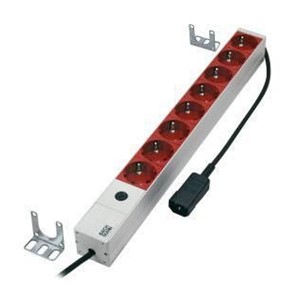 Bachmann - Regleta de 8 tomas, 48,3 cm power extension 2 m 8 AC outlet(s) Indoor