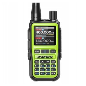 Baofeng UV-5R EU MINI USB-C Bluetooth VHF UHF Aviation Band Green Walkie-Talkie