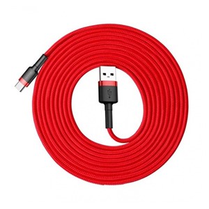 Baseus CATKLF-U09 mobile phone cable Black, Red 3 m USB A USB C