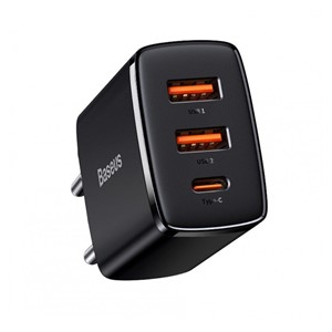 Baseus CCXJ-E01 mobile device charger Smartphone, Smartwatch, Tablet Black AC Fast charging Indoor