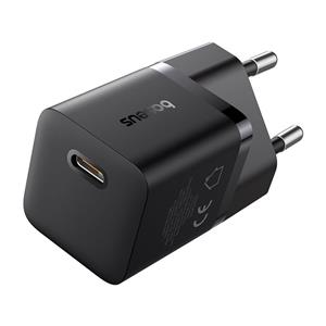 Baseus P10110909113-00 USB-C GaN5 mini 25W mains charger Black