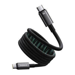 Baseus Tungsten Magnetic USB C to USB C fast charging cable 1 m 100 W Black