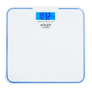 Bathroom scale ADLER AD 8183 with edge lighting White