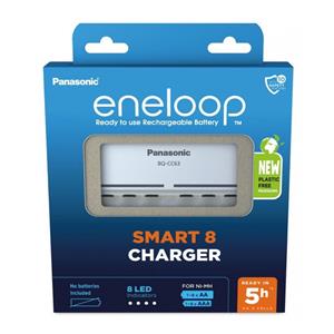 Battery charger PANASONIC Eneloop Smart 8 BQ-CC63 (BQ-CC63E ERP)