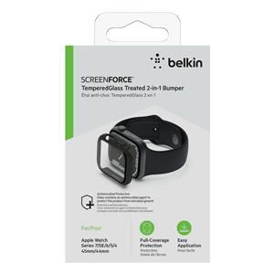 Belkin Tempered Glass Bumper Apple Watch 8/7/SE/6/5/4 black 6