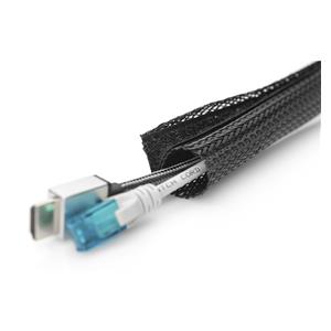 DIGITUS Flexible Cable Hose with Velcro Fastener, 2m, black 3