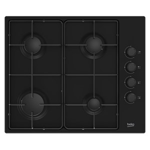 Beko HIBG64120SB hob Black Built-in 60 cm Gas 4 zone(s)