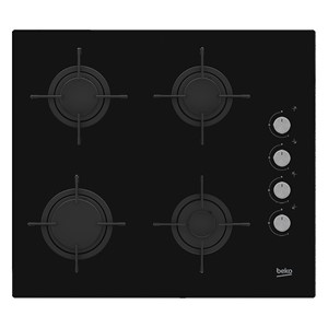 Beko HILG64120S hob Black Built-in 60 cm Gas 4 zone(s)