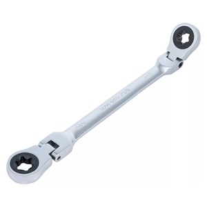 BGS Dvostruki okasti ustavljački ključ | podesiv | s prstenastim E-profilom | E14 x E18