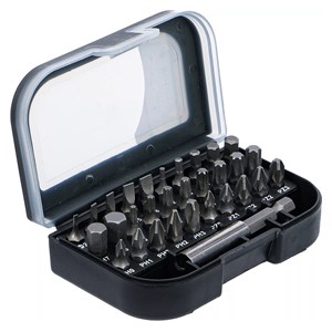 BGS Set bitova | vanjski šesterokutni pogon 6,3 mm (1 /4) | 31-dijelni