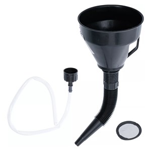 BGS Set lijevaka za punjenje ulja | s fleksibilnom cijevi i crijevom | Ø 135 mm | 3-dijelni