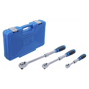 BGS Set prebacivih ustavljačkih ključeva | izvlačiv | 6,3 mm (1 /4) - 10 mm (3 /8) - 12,5 mm (1 /2) | 3-dijelni