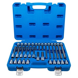 BGS Set umetaka bitova | 12,5 mm (1 /2) | T-profil (za Torx) | 32-dijelni