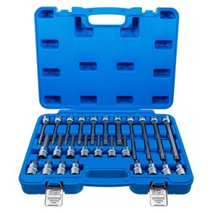 BGS Set umetaka bitova | 12,5 mm (1 /2) | unutarnje ozubljenje (za XZN) | 26-dijelni