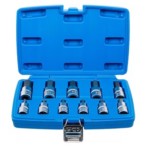 BGS Set umetaka bitova | 12,5 mm (1 /2) | unutarnji šesterokut 7 /32 - 13 /16 | inčni | 12-dijelni