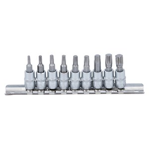 BGS Set umetaka bitova | 6,3 mm (1 /4) | T-profil (za Torx) T10 - T50 | 9-dijelni